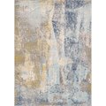 Pasargad Home Chelsea Design Abstract Power Loomed Area Rug 2 ft 8 in x 8 ft PRC5588BS 2.08x8